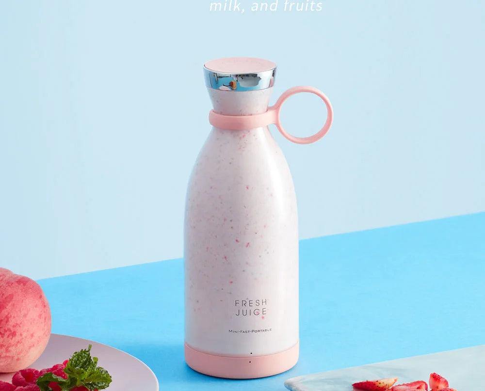 Portable Blender Juicer 350ML Mixeur Wireless Rechargeable Mini USB Juicer Cup Fruit Mixer Travel Bottle Smoothie Extractor
