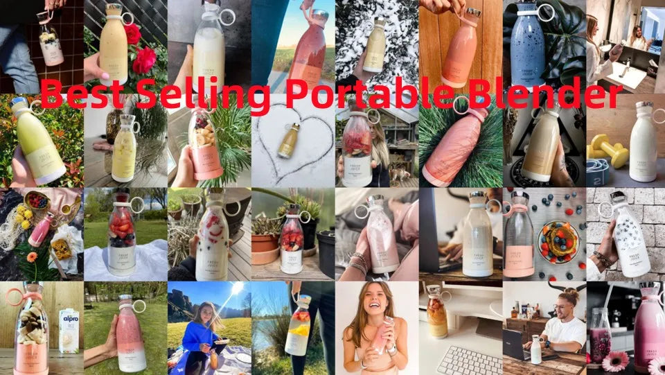 Portable Blender Juicer 350ML Mixeur Wireless Rechargeable Mini USB Juicer Cup Fruit Mixer Travel Bottle Smoothie Extractor